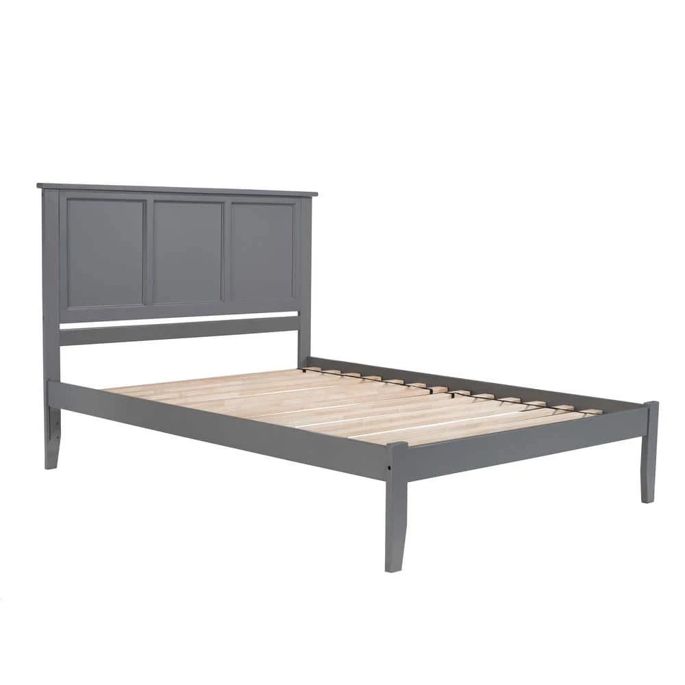 Madison King Platform Bed with Open Foot Board in Grey by AFI 3 Madison King Platform Bed with Open Foot Board in Grey by AFI