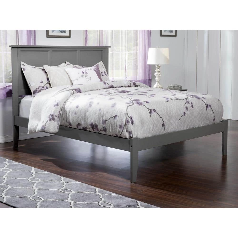 Madison King Platform Bed with Open Foot Board in Grey by AFI 4 Madison King Platform Bed with Open Foot Board in Grey by AFI - Image 2