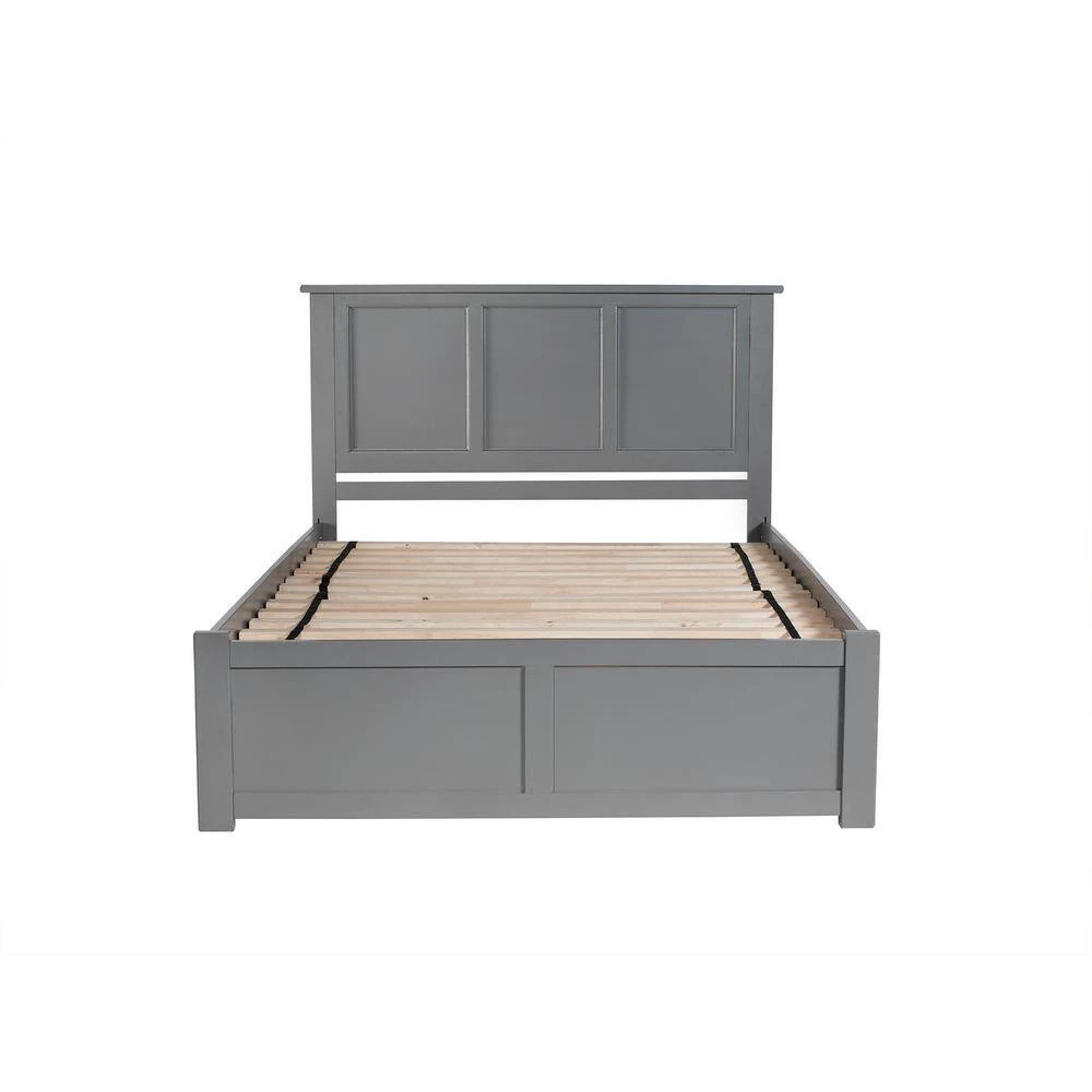 Madison King Platform Bed with Flat Panel Foot Board and 2 Urban Bed Drawers in Grey by AFI 9 Madison King Platform Bed with Flat Panel Foot Board and 2 Urban Bed Drawers in Grey by AFI - Image 7