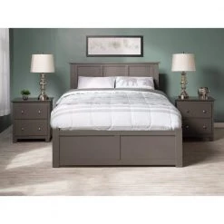 Madison King Platform Bed with Flat Panel Foot Board and 2 Urban Bed Drawers in Grey by AFI 23 Madison King Platform Bed with Flat Panel Foot Board and 2 Urban Bed Drawers in Grey by AFI -Outlet AFI Store grey afi platform beds ar8652119 31 1000