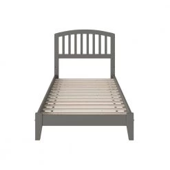 Richmond Twin XL Platform Bed with Open Foot Board in Grey by AFI -Outlet AFI Store grey afi platform beds ar8811009 1f 1000