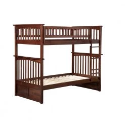 Columbia Bunk Bed Twin over Twin in Walnut by AFI 14 Columbia Bunk Bed Twin over Twin in Walnut by AFI -Outlet AFI Store walnut afi bunk beds ab55104 4f 1000