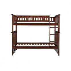 Columbia Bunk Bed Twin over Twin in Walnut by AFI