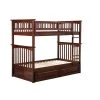 Columbia Bunk Bed Twin over Twin with 2 Raised Panel Bed Drawers in Walnut by AFI 2 Columbia Bunk Bed Twin over Twin with 2 Raised Panel Bed Drawers in Walnut by AFI -Outlet AFI Store walnut afi bunk beds ab55124 64 1000