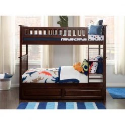 Columbia Bunk Bed Twin over Twin with Twin Raised Panel Trundle Bed in Walnut by AFI 21 Columbia Bunk Bed Twin over Twin with Twin Raised Panel Trundle Bed in Walnut by AFI -Outlet AFI Store walnut afi bunk beds ab55134 31 1000