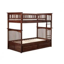 Columbia Bunk Bed Twin over Twin with Twin Raised Panel Trundle Bed in Walnut by AFI 17 Columbia Bunk Bed Twin over Twin with Twin Raised Panel Trundle Bed in Walnut by AFI -Outlet AFI Store walnut afi bunk beds ab55134 4f 1000
