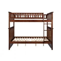 Columbia Bunk Bed Full over Full in Walnut by AFI