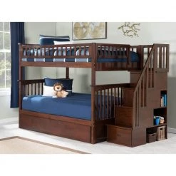 Columbia Staircase Walnut Full Over Full Bunk Bed with Twin Urban Trundle Bed by AFI 15 Columbia Staircase Walnut Full Over Full Bunk Bed with Twin Urban Trundle Bed by AFI -Outlet AFI Store walnut afi bunk beds ab55854 c3 1000