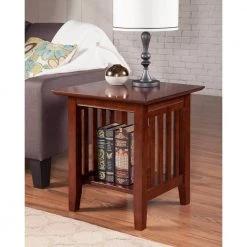 Mission Walnut End Table by AFI -Outlet AFI Store walnut afi end side tables ah14204 31 1000