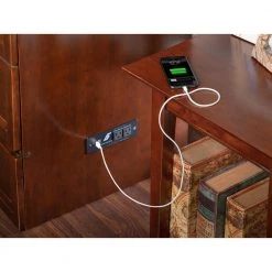 Deerfield Murphy Bed Chest Queen Walnut with Charging Station by AFI -Outlet AFI Store walnut afi murphy beds ac584144 4f 1000