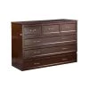 Deerfield Murphy Bed Chest Queen Walnut with Charging Station by AFI -Outlet AFI Store walnut afi murphy beds ac584144 64 1000