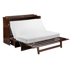 Deerfield Murphy Bed Chest Queen Walnut with Charging Station by AFI -Outlet AFI Store walnut afi murphy beds ac584144 c3 1000