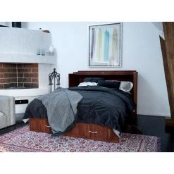 Southampton Murphy Bed Chest Queen Walnut with Charging Station by AFI -Outlet AFI Store walnut afi murphy beds ac614144 31 1000