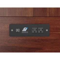 Hamilton Murphy Bed Chest Queen Walnut with Charging Station by AFI -Outlet AFI Store walnut afi murphy beds ac624144 76 1000