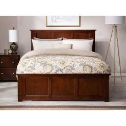 Madison Walnut Queen Traditional Bed with Matching Foot Board by AFI 13 Madison Walnut Queen Traditional Bed with Matching Foot Board by AFI -Outlet AFI Store walnut afi panel beds ar8646034 31 1000