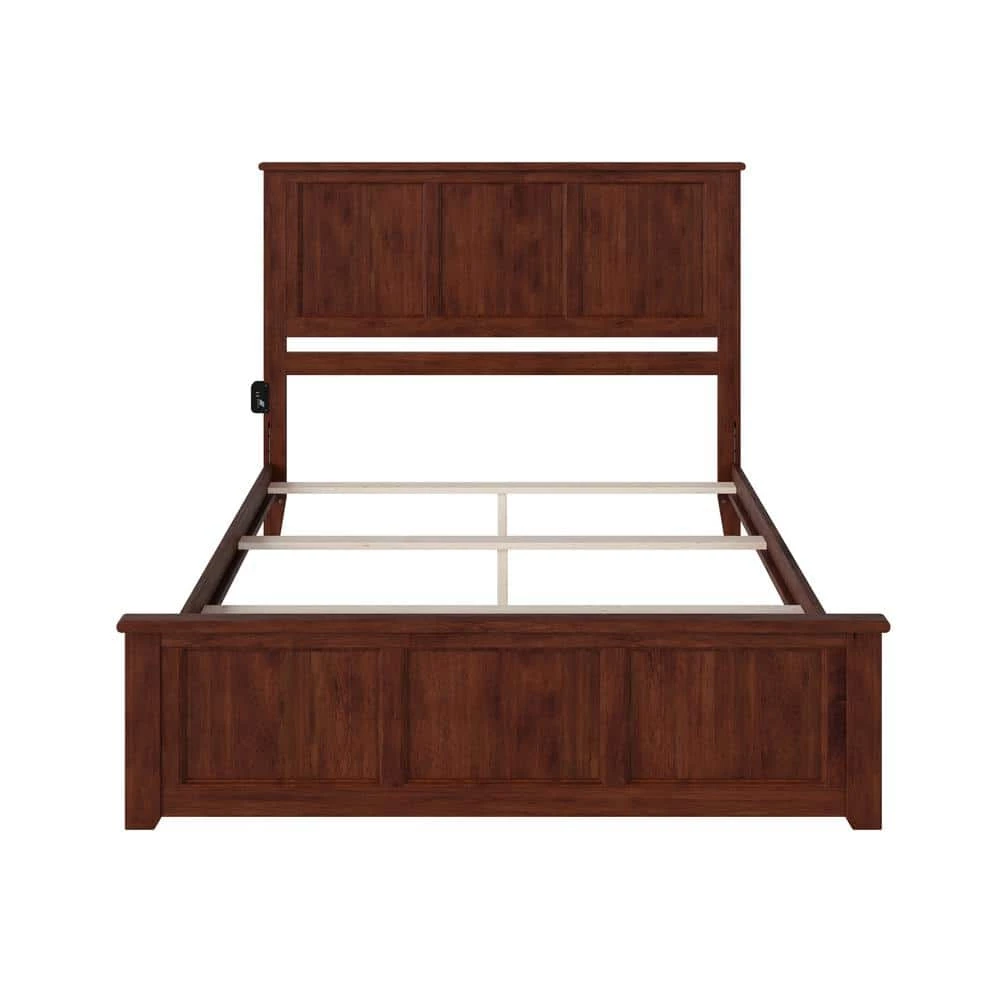 Madison Walnut Queen Traditional Bed with Matching Foot Board by AFI 7 Madison Walnut Queen Traditional Bed with Matching Foot Board by AFI - Image 5
