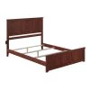 Madison Walnut Queen Traditional Bed with Matching Foot Board by AFI -Outlet AFI Store walnut afi panel beds ar8646034 64 1000