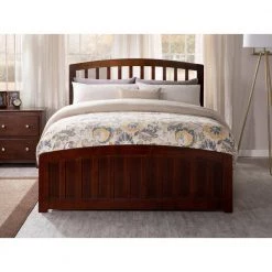 Richmond Full Traditional Bed with Matching Foot Board in Walnut by AFI -Outlet AFI Store walnut afi panel beds ar8836034 31 1000