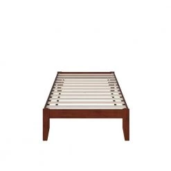 Colorado Walnut Twin Bed with USB Turbo Charger by AFI -Outlet AFI Store walnut afi platform beds ag8010024 a0 1000