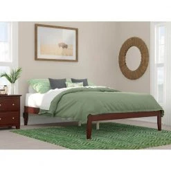 Colorado Walnut Queen Bed with USB Turbo Charger by AFI -Outlet AFI Store walnut afi platform beds ag8010044 31 1000