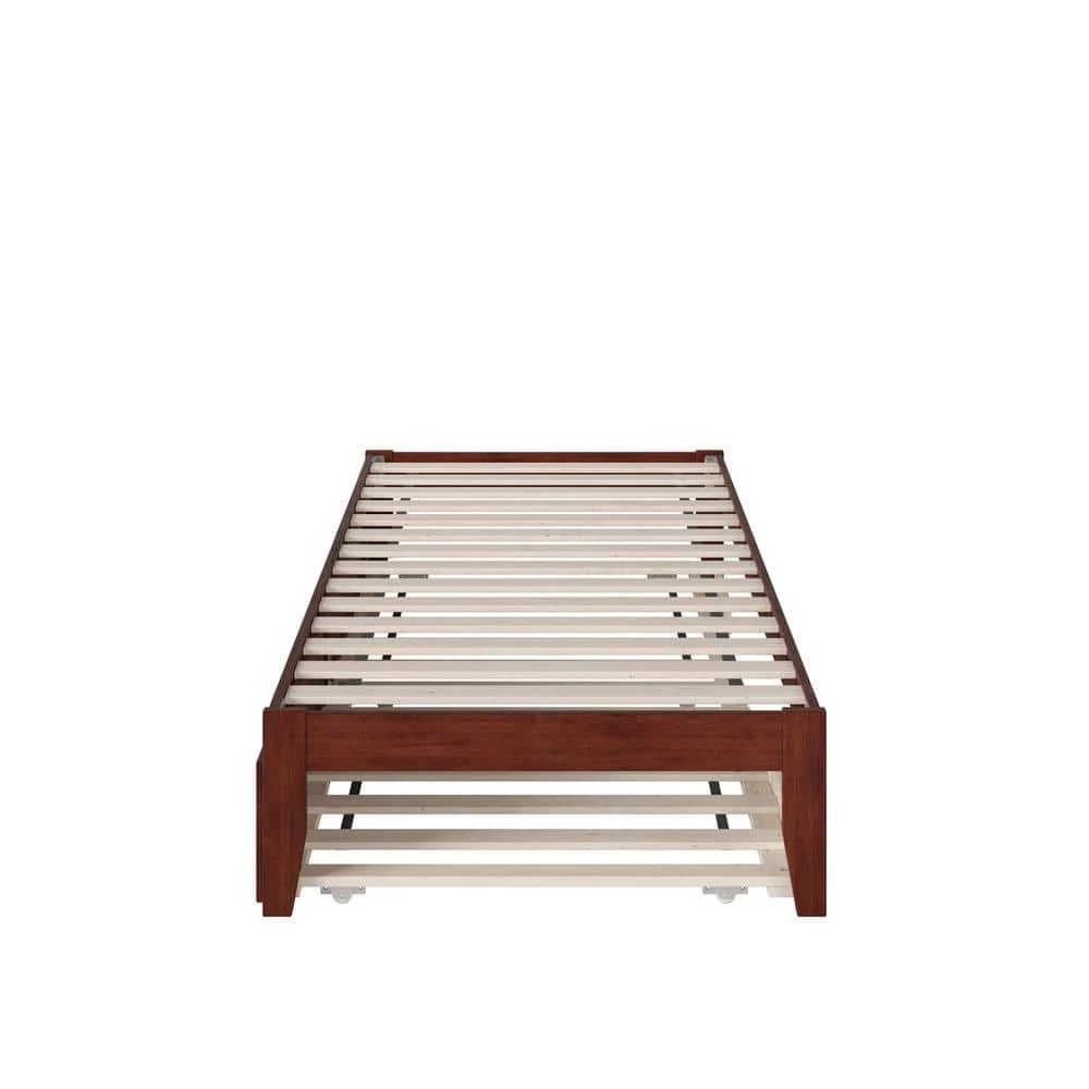 Colorado in Walnut Twin Extra Long Bed with USB Turbo Charger and Twin Extra Long Trundle by AFI 4 Colorado in Walnut Twin Extra Long Bed with USB Turbo Charger and Twin Extra Long Trundle by AFI - Image 2