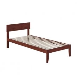 Boston Twin Extra Long Bed in Walnut by AFI