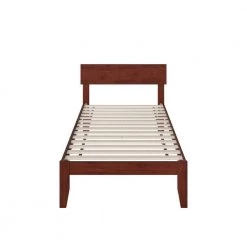 Boston Twin Extra Long Bed in Walnut by AFI -Outlet AFI Store walnut afi platform beds ag8110014 c3 1000