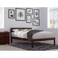 Boston Full Bed in Walnut by AFI -Outlet AFI Store walnut afi platform beds ag8110034 31 1000