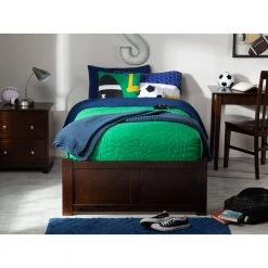 Concord Twin Extra Long Bed with Footboard and Twin Extra Long Trundle in Walnut by AFI 16 Concord Twin Extra Long Bed with Footboard and Twin Extra Long Trundle in Walnut by AFI -Outlet AFI Store walnut afi platform beds ar8012044 1f 1000