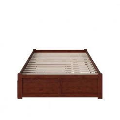 Concord Queen Bed with Footboard and Twin Extra Long Trundle in Walnut by AFI 14 Concord Queen Bed with Footboard and Twin Extra Long Trundle in Walnut by AFI -Outlet AFI Store walnut afi platform beds ar8042044 4f 1000