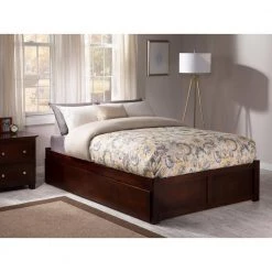 Concord Queen Bed with Footboard and Twin Extra Long Trundle in Walnut by AFI 12 Concord Queen Bed with Footboard and Twin Extra Long Trundle in Walnut by AFI -Outlet AFI Store walnut afi platform beds ar8042044 a0 1000