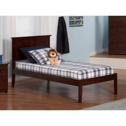 Madison Walnut Twin XL Platform Bed with Open Foot Board by AFI -Outlet AFI Store walnut afi platform beds ar8611004 31 1000