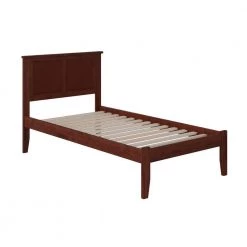 Madison Walnut Twin XL Platform Bed with Open Foot Board by AFI -Outlet AFI Store walnut afi platform beds ar8611004 40 1000