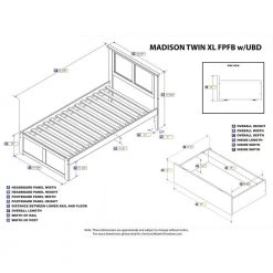 Madison Walnut Twin XL Platform Bed with Flat Panel Foot Board and 2 Urban Bed Drawers by AFI 15 Madison Walnut Twin XL Platform Bed with Flat Panel Foot Board and 2 Urban Bed Drawers by AFI -Outlet AFI Store walnut afi platform beds ar8612114 1f 1000