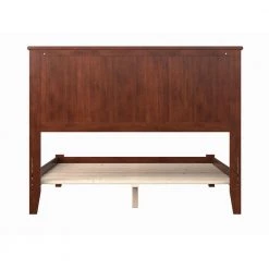 Madison Full Platform Bed with Open Foot Board in Walnut by AFI -Outlet AFI Store walnut afi platform beds ar8631004 44 1000