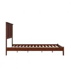 Madison Full Platform Bed with Open Foot Board in Walnut by AFI -Outlet AFI Store walnut afi platform beds ar8631004 4f 1000