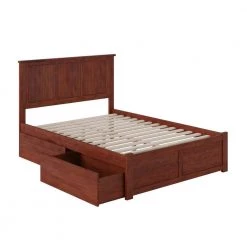 Madison Full Platform Bed with Flat Panel Foot Board and 2-Urban Bed Drawers in Walnut by AFI 20 Madison Full Platform Bed with Flat Panel Foot Board and 2-Urban Bed Drawers in Walnut by AFI -Outlet AFI Store walnut afi platform beds ar8632114 44 1000