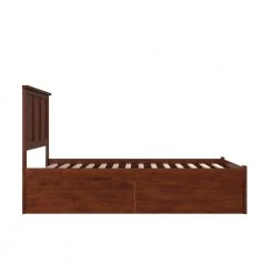 Madison Full Platform Bed with Flat Panel Foot Board and 2-Urban Bed Drawers in Walnut by AFI 21 Madison Full Platform Bed with Flat Panel Foot Board and 2-Urban Bed Drawers in Walnut by AFI -Outlet AFI Store walnut afi platform beds ar8632114 fa 1000