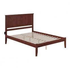 Madison Walnut Queen Platform Bed with Open Foot Board by AFI -Outlet AFI Store walnut afi platform beds ar8641004 1d 1000