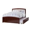 Richmond Walnut Full Platform Bed with Matching Foot Board with Twin Size Urban Trundle Bed by AFI 1 Richmond Walnut Full Platform Bed with Matching Foot Board with Twin Size Urban Trundle Bed by AFI -Outlet AFI Store walnut afi platform beds ar8836014 64 1000