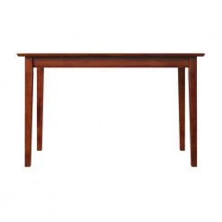 48 in. Rectangular Walnut Writing Desk with Solid Wood Material by AFI -Outlet AFI Store walnut afi writing desks ah11104 77 1000
