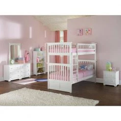 Columbia Bunk Bed Twin over Twin in White by AFI 15 Columbia Bunk Bed Twin over Twin in White by AFI -Outlet AFI Store white afi bunk beds ab55102 31 1000