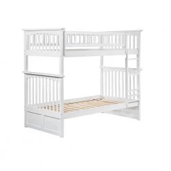 Columbia Bunk Bed Twin over Twin in White by AFI 13 Columbia Bunk Bed Twin over Twin in White by AFI -Outlet AFI Store white afi bunk beds ab55102 4f 1000