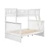 Columbia Bunk Bed Twin over Full in White by AFI 1 Columbia Bunk Bed Twin over Full in White by AFI -Outlet AFI Store white afi bunk beds ab55202 64 1000
