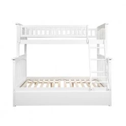 Columbia Bunk Bed Twin over Full with Twin Size Urban Trundle Bed in White by AFI -Outlet AFI Store white afi bunk beds ab55252 1f 1000