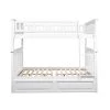 Columbia Bunk Bed Full over Full with 2 Raised Panel Bed Drawers in White by AFI 2 Columbia Bunk Bed Full over Full with 2 Raised Panel Bed Drawers in White by AFI -Outlet AFI Store white afi bunk beds ab55522 64 1000