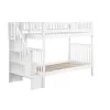 Woodland Staircase Bunk Bed Twin over Twin in White by AFI -Outlet AFI Store white afi bunk beds ab56602 64 1000