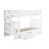 Woodland Staircase Bunk Bed Twin over Twin with 2 Urban Bed Drawers in White by AFI 2 Woodland Staircase Bunk Bed Twin over Twin with 2 Urban Bed Drawers in White by AFI -Outlet AFI Store white afi bunk beds ab56642 64 1000
