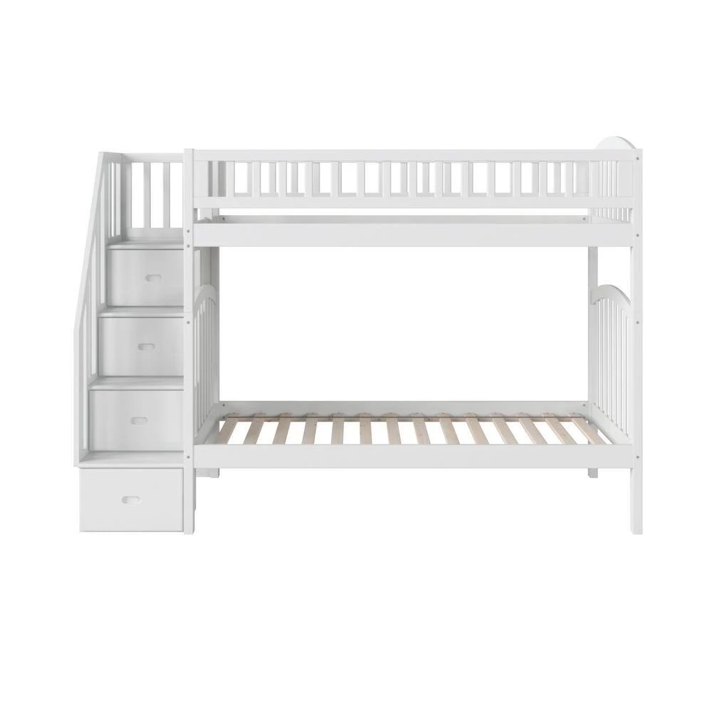 Westbrook White Twin Over Twin Staircase Bunk by AFI 9 Westbrook White Twin Over Twin Staircase Bunk by AFI - Image 7