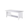 Nantucket 44 in. White Large Rectangle Wood Coffee Table with Shelf by AFI 1 Nantucket 44 in. White Large Rectangle Wood Coffee Table with Shelf by AFI -Outlet AFI Store white afi coffee tables ah15302 64 1000